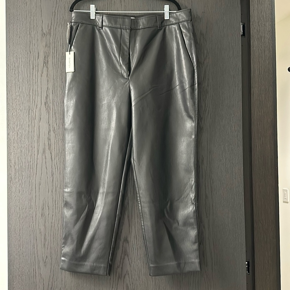 Babaton vegan leather pants